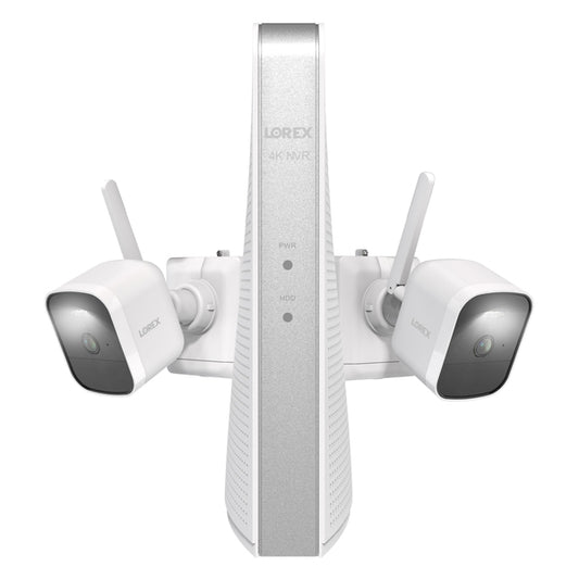 4K 1TB NVR W/2BAT CAMS
